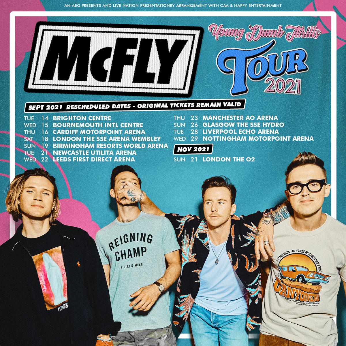 mcfly tour aberdeen